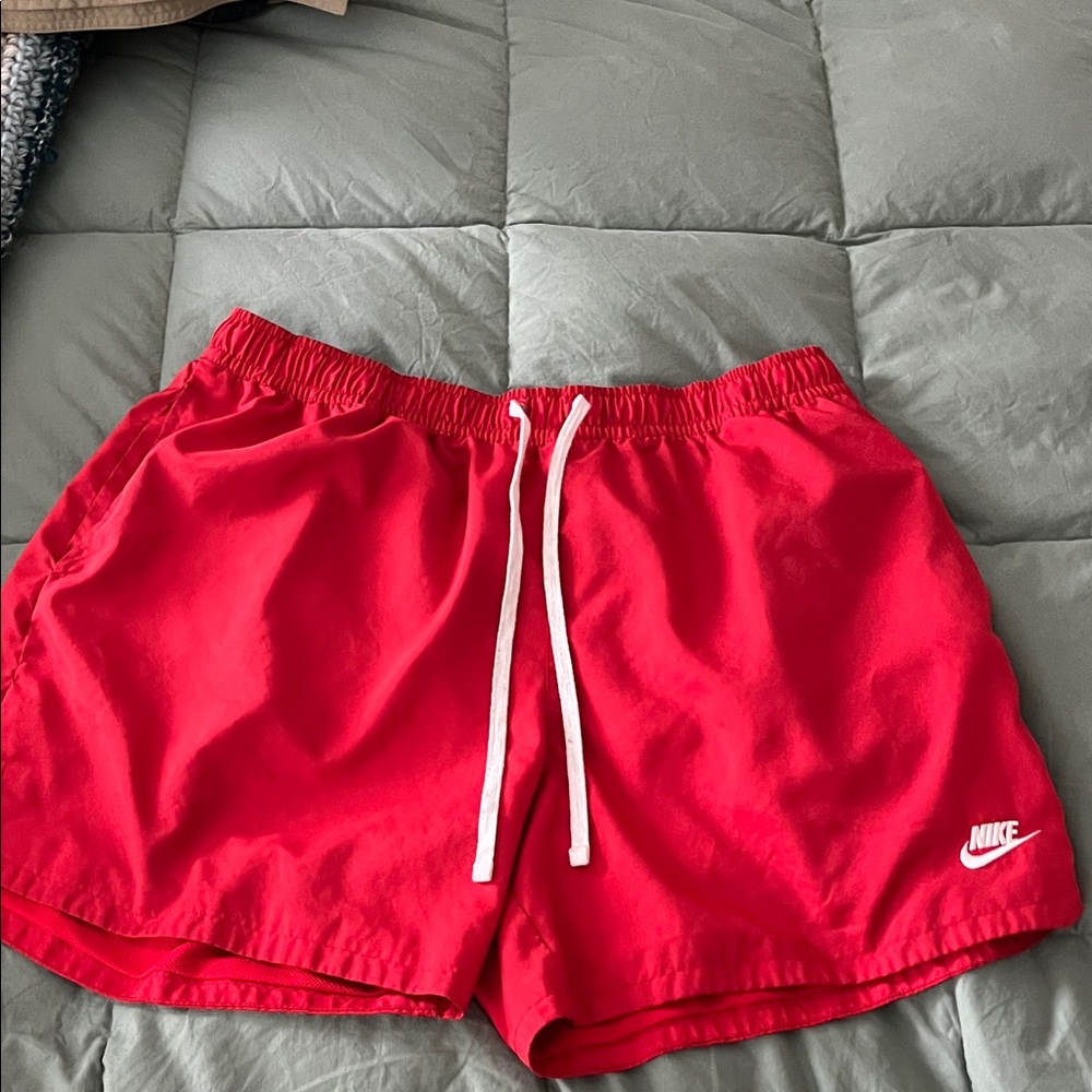 Nike Red Sports Shorts